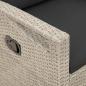 Preview: Gartenbank mit Kissen 105 x 60 x 112 cm Stahl