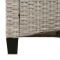 Preview: Gartenbank mit Kissen 105 x 60 x 112 cm Stahl