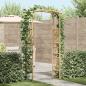Preview: ARDEBO.de - Gartenbogen Natur 110 x 40 x 205 cm Bambus