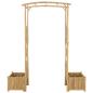 Preview: Gartenbogen Natur 177 x 40 x 205 cm Bambus