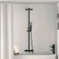 Preview: ARDEBO.de - Thermostatisches Duschset Schwarz Edelstahl 201