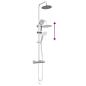 Preview: Thermostatisches Duschset Chrom 27 x 46 x 123 cm Edelstahl 201