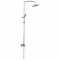 Preview: Thermostatisches Duschset Chrom 27 x 46 x 123 cm Edelstahl 201