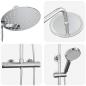 Preview: Thermostatisches Duschset Chrom 27 x 46 x 123 cm Edelstahl 201