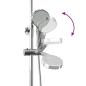 Preview: Thermostatisches Duschset Chrom 27 x 46 x 123 cm Edelstahl 201