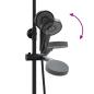 Preview: Thermostatisches Duschset Schwarz Edelstahl 201