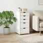 Preview: ARDEBO.de - Schrank 34 x 39 x 61,5 cm Massivholz Kiefer Weiß