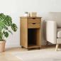 Preview: Rollschrank Honigbraun 34 x 39 x 65,5 cm Massives Kiefernholz