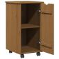 Preview: Rollschrank Honigbraun 34 x 39 x 65,5 cm Massivholz Kiefer