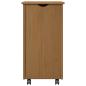 Preview: Rollschrank Honigbraun 34 x 39 x 65,5 cm Massivholz Kiefer
