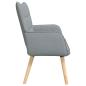 Preview: 2-Sitzer Sofa Hellgrau 115 x 61 x 87 cm Stoff