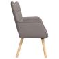 Preview: 2-Sitzer Sofa Taupe 115 x 61 x 87 cm Stoff