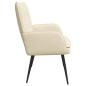 Preview: 2-Sitzer Sofa Creme 115 x 61 x 87 cm Stoff