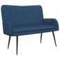 Preview: 2-Sitzer Sofa Blau 115 x 61 x 87 cm Stoff