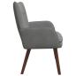 Preview: 2-Sitzer Sofa Dunkelgrau 115 x 61 x 87 cm Samt
