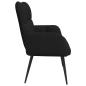 Preview: 2-Sitzer Sofa Schwarz 115 x 61 x 87 cm Stoff