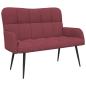 Preview: 2-Sitzer Sofa Weinrot 115 x 61 x 87 cm Stoff