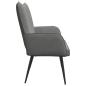 Preview: 2-Sitzer Sofa Dunkelgrau 115 x 61 x 87 cm Samt