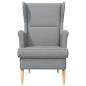 Preview: Sessel Hellgrau Stoff