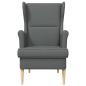 Preview: Sessel Dunkelgrau Stoff