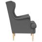 Preview: Sessel Dunkelgrau Stoff