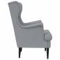 Preview: Sessel Hellgrau Stoff