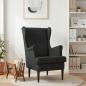 Preview: Sessel Schwarz Stoff