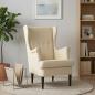 Preview: Sessel Creme Stoff