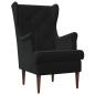 Preview: Sessel Schwarz Samt