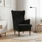 Preview: Sessel Schwarz Samt