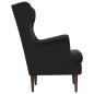 Preview: Sessel Schwarz Samt