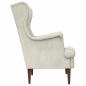 Preview: Sessel Creme Samt