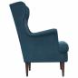 Preview: Sessel Blau Samt
