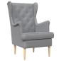Preview: Sessel Hellgrau Stoff