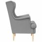 Preview: Sessel Hellgrau Stoff