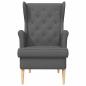 Preview: Sessel Dunkelgrau Stoff