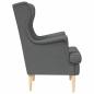 Preview: Sessel Dunkelgrau Stoff