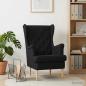 Preview: ARDEBO.de - Sessel Schwarz Stoff