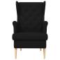 Preview: Sessel Schwarz Stoff