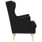 Preview: Sessel Schwarz Stoff