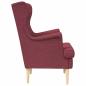 Preview: Sessel Weinrot Stoff