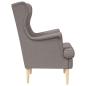 Preview: Sessel Taupe Stoff