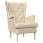 Preview: Sessel Creme Stoff