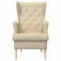 Preview: Sessel Creme Stoff