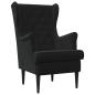 Preview: Sessel Schwarz Samt