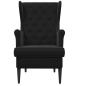 Preview: Sessel Schwarz Samt