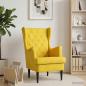 Preview: Sessel Gelb Samt