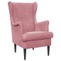 Preview: Sessel Rosa Samt