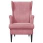 Preview: Sessel Rosa Samt