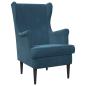 Preview: Sessel Blau Samt